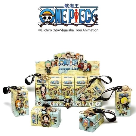Blind Box - Llavero de goma - One Piece (producto al azar)