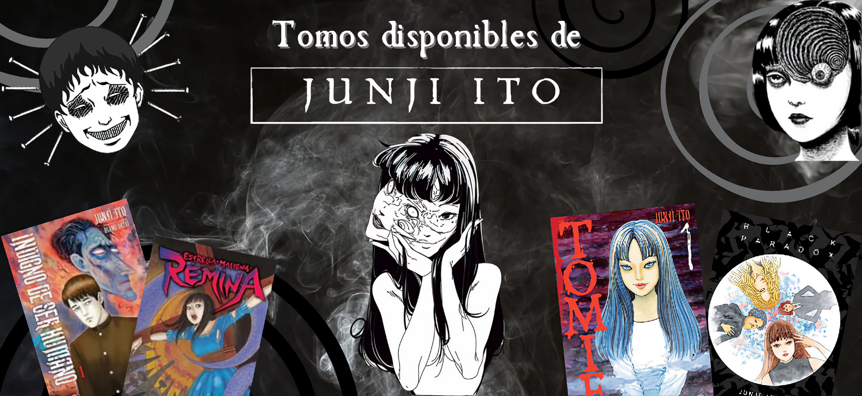 Toda la selección de BYDANIME en mangas del Autor Junji Ito